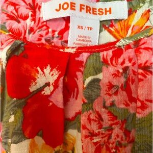 NWOT Joe Fresh floral cotton dress